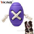 Rubber Drawstring Tooth Cleaning Puzzle Ball Dog Toys